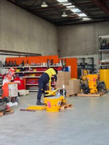 Gunite machine maintenance