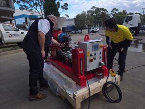 Shotcrete machine inspection