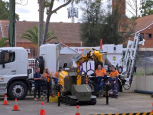 Shotcrete machine training