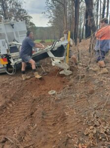 Cemen Tech volumetric concrete mixer landscaping