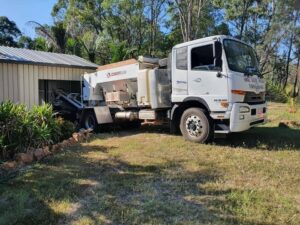 Cemen Tech volumetric concrete mixer landscaping