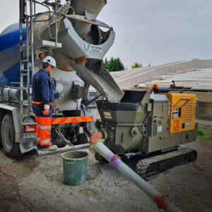 Turbosol TB30 concrete pump